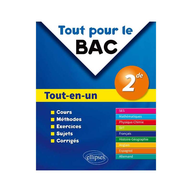 Seconde - Toutes matières