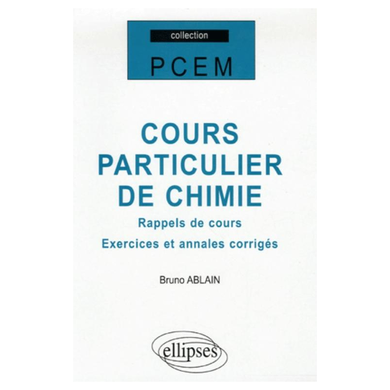 Cours particulier de chimie