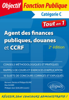 Agent des finances publiques, douanes et CCRF - Catégorie C - Tout-en-un - 2e édition