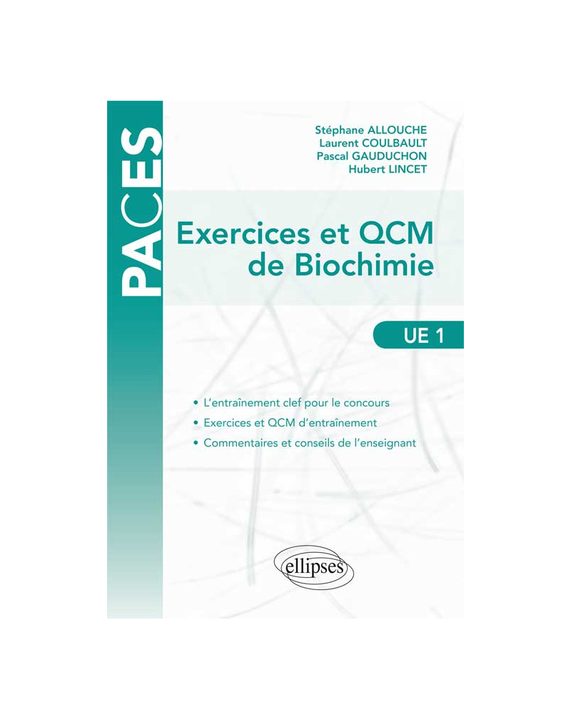 Exercices et QCM de Biochimie