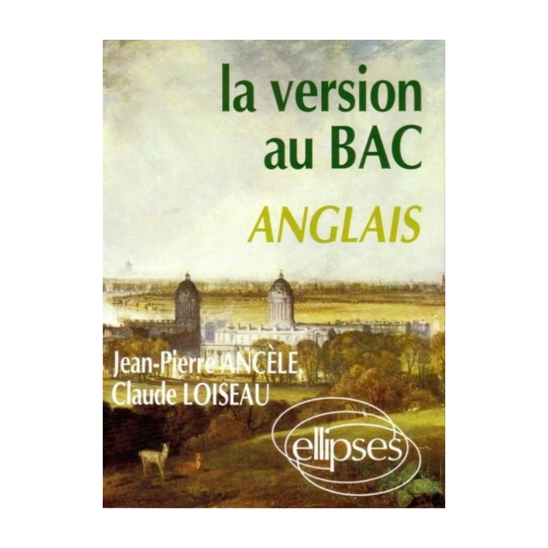 La version au bac - Anglais
