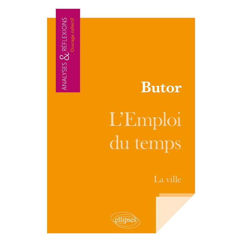 Butor, L'Emploi du temps