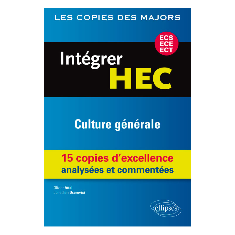 Intégrer HEC-ECS, ECE, ECT : Culture générale
