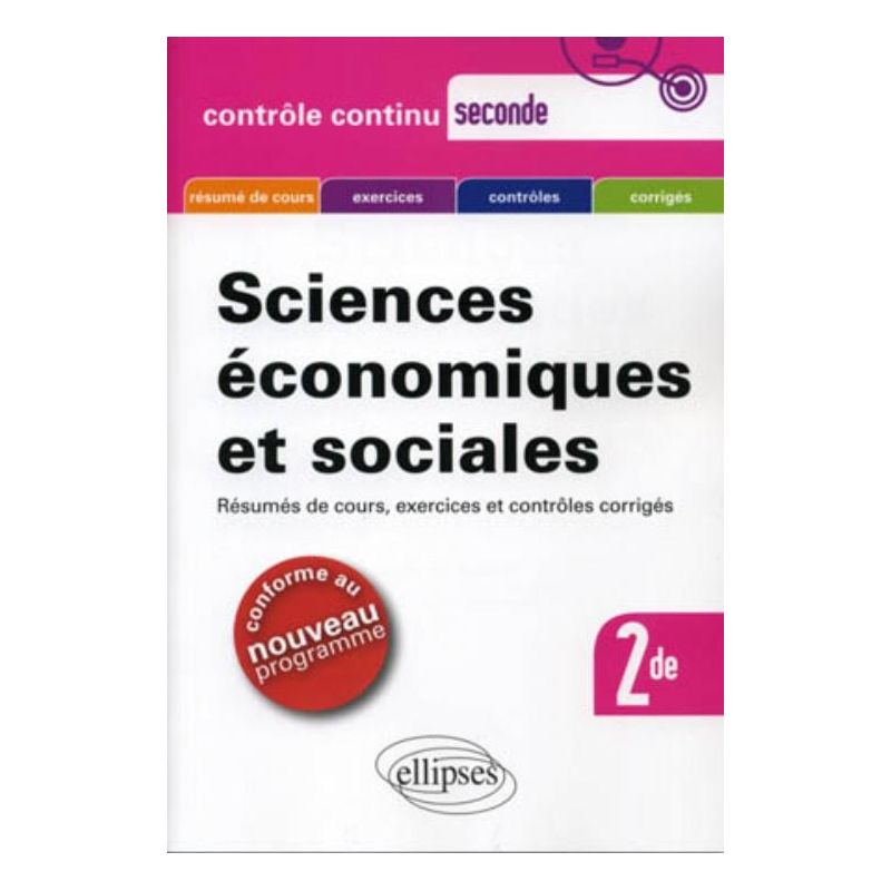 Sciences économiques et sociales - Seconde