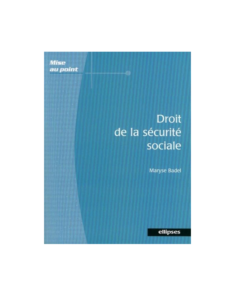 Droit de la sécurité sociale