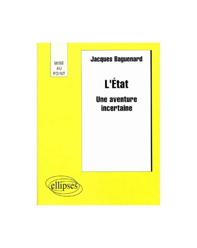 L'Etat - Une aventure incertaine