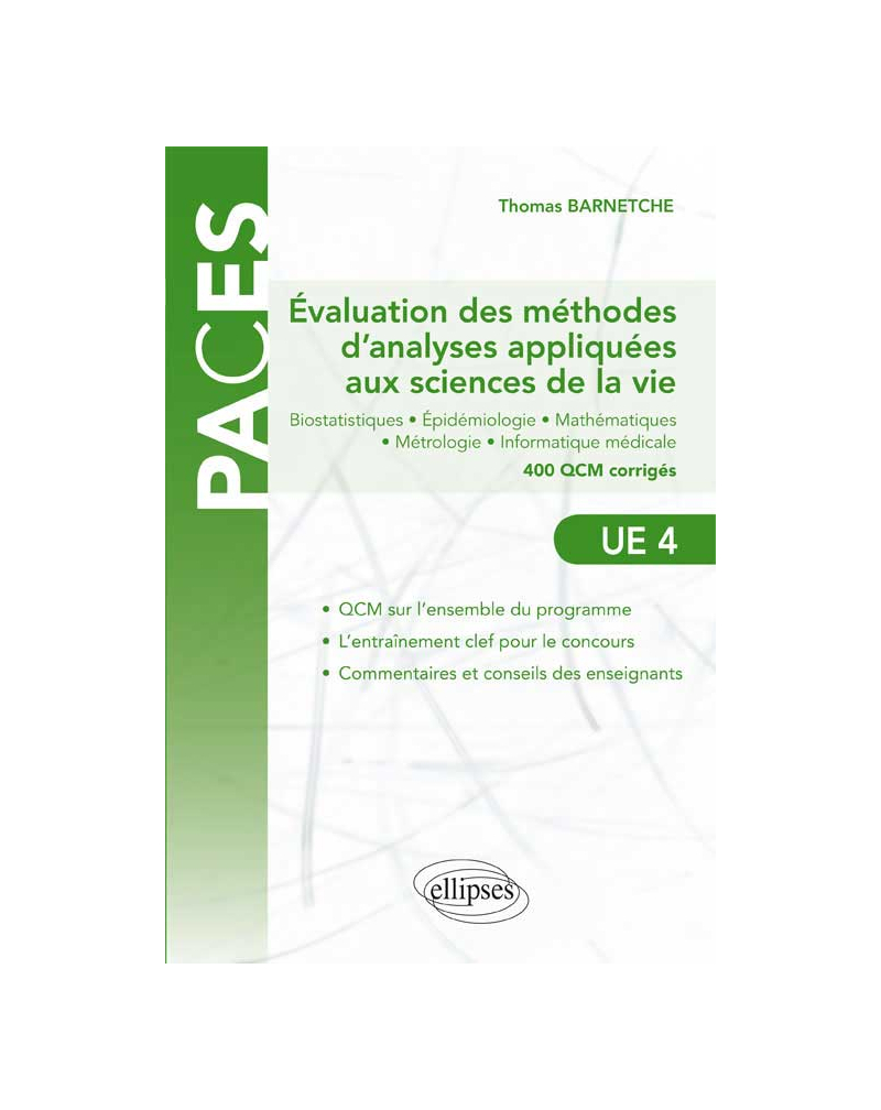 UE4 - Biostatistiques - 600 QCM