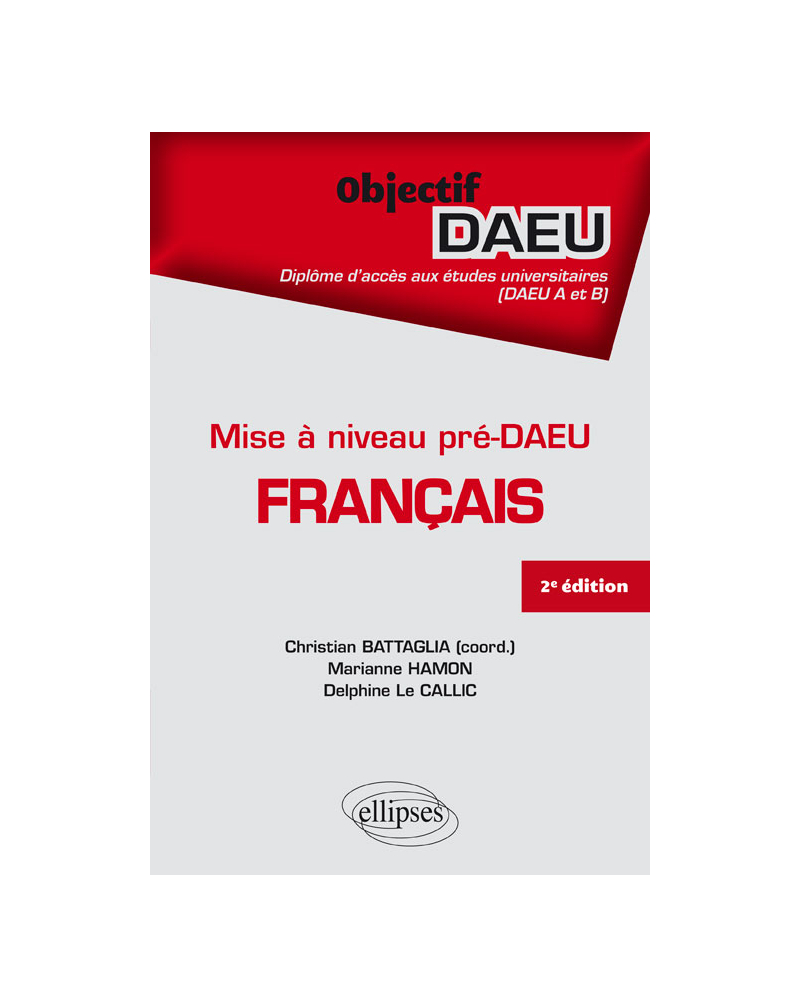 Mise à niveau pré-DAEU Français - 2e édition