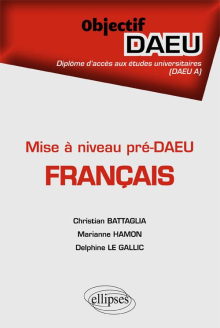 Mise à niveau pré-DAEU - Français - DAEU A