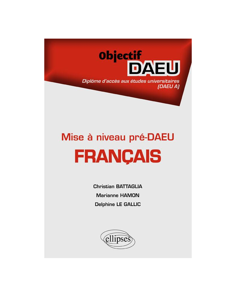 Mise à niveau pré-DAEU - Français - DAEU A
