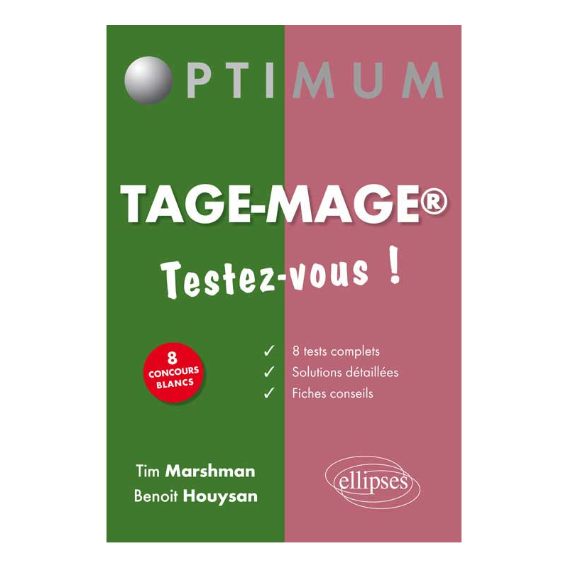 Testez-vous au TAGE-MAGE® - 8 tests complets corrigés