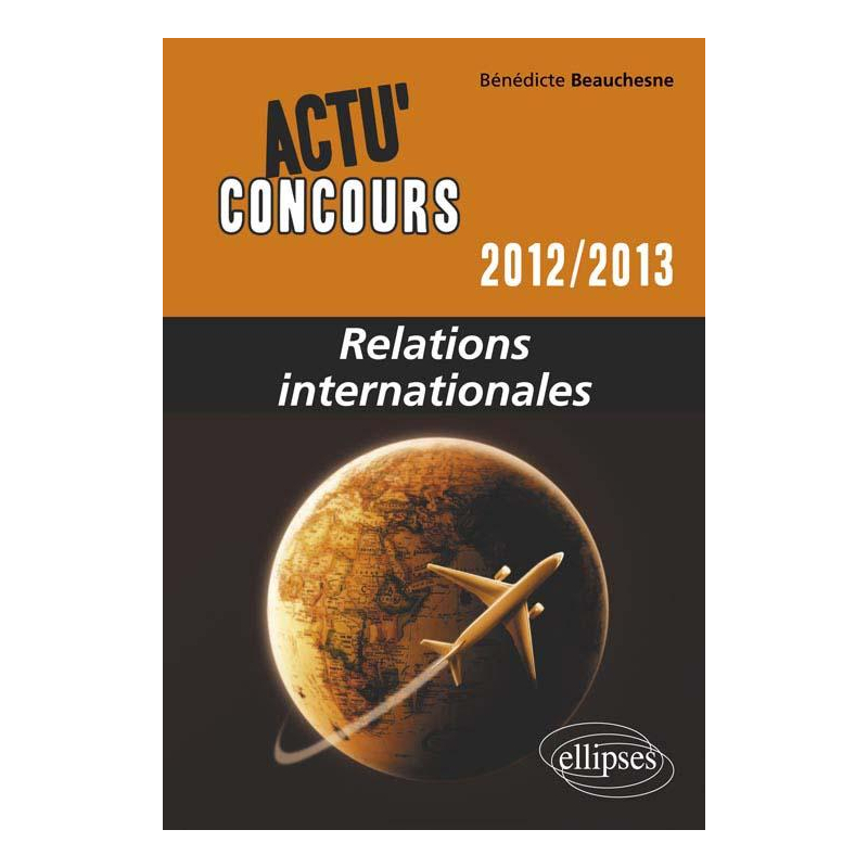 Relations internationales - 2012-2013