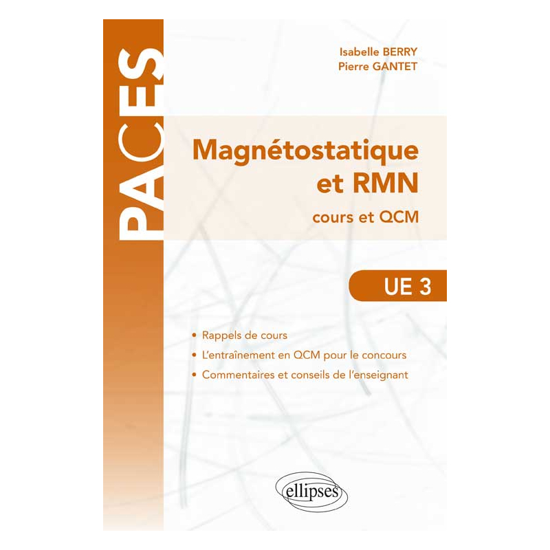 UE3 ­ Magnétostatique et RMN ­ cours et QCM