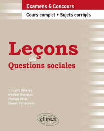 Leçons de Questions sociales