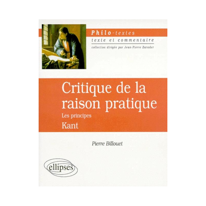 Kant, Critique de la raison pratique, Les principes