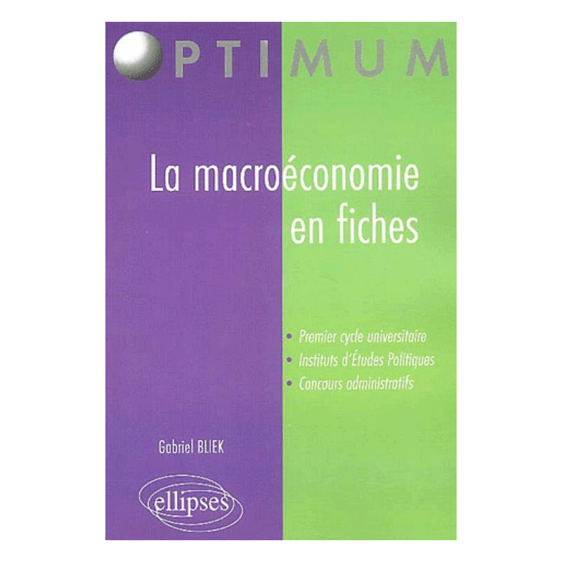 La macroéconomie en fiches