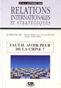 n°15 - Faut-il avoir peur de la Chine ?