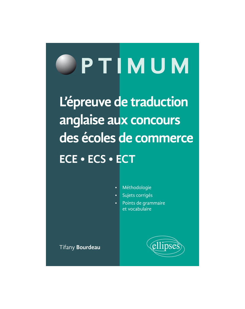 L'épreuve de traduction anglaise aux concours des écoles de commerce ECE - ECS - ECT