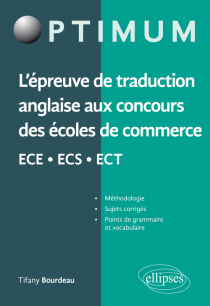 L'épreuve de traduction anglaise aux concours des écoles de commerce ECE - ECS - ECT