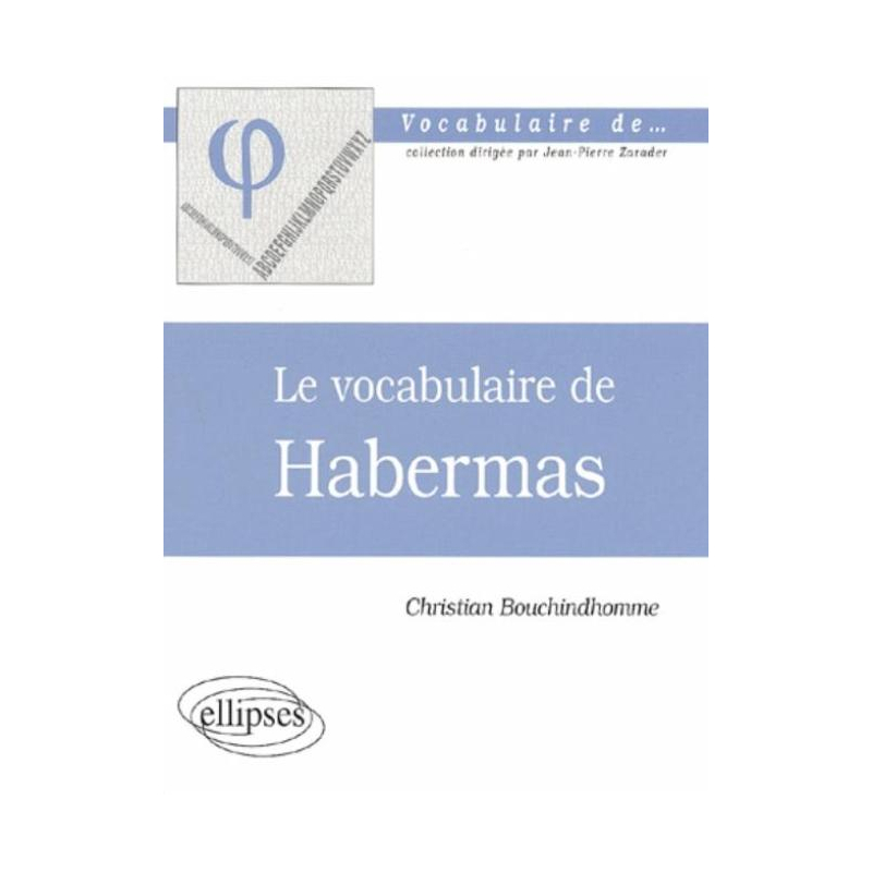 vocabulaire de Habermas (Le)
