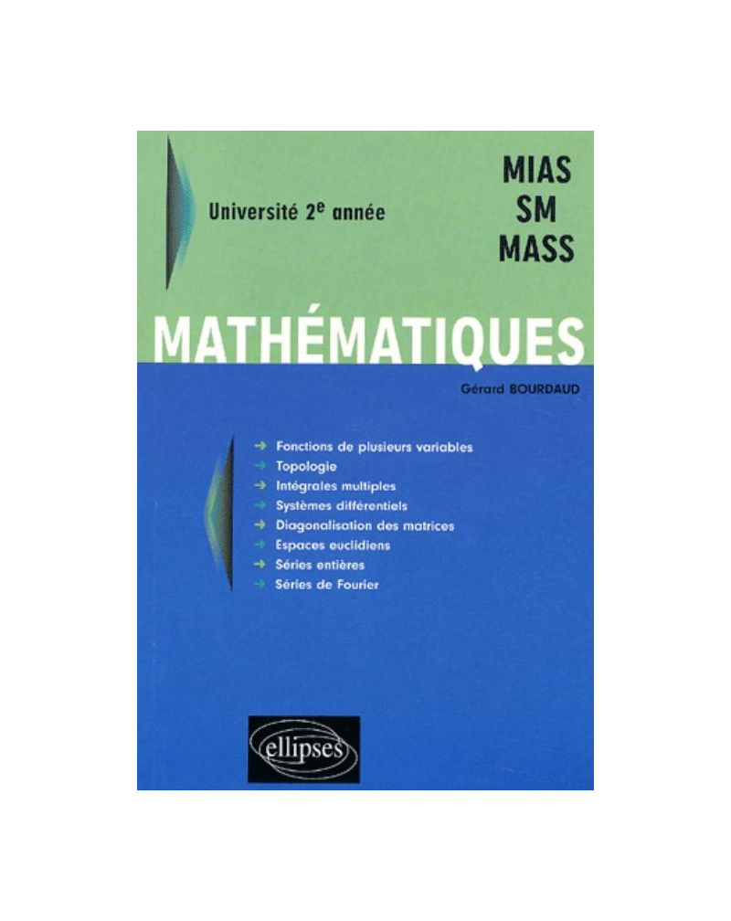 Mathématiques - Université 2e année - MIAS-SM - MASS
