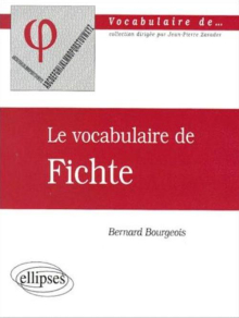Le vocabulaire de Fichte