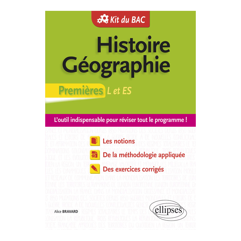 Histoire-Géographie - Premières L et ES