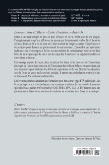 Acoustique - Bases et concepts des techniques du son - Modélisation du son, psychoacoustique, acoustique musicale, acoustique des salles, sonorisation - Cours et exercices résolus - Niveau B