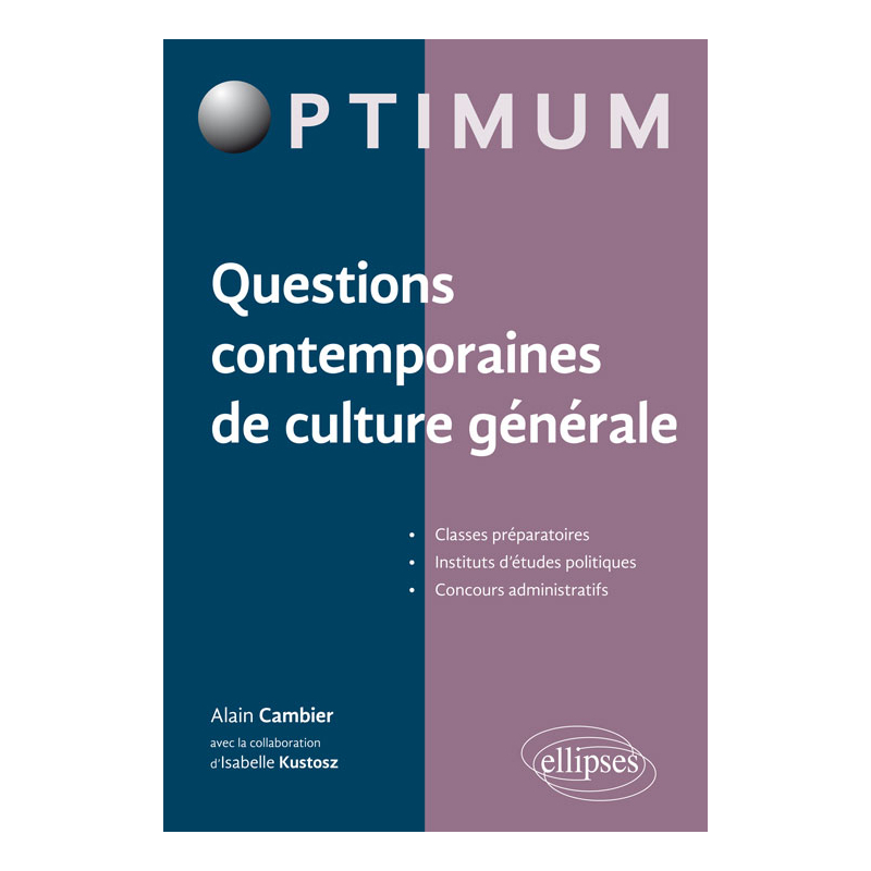Questions contemporaines de culture générale