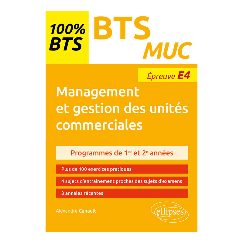 Management et gestion des unités commerciales - BTS MUC