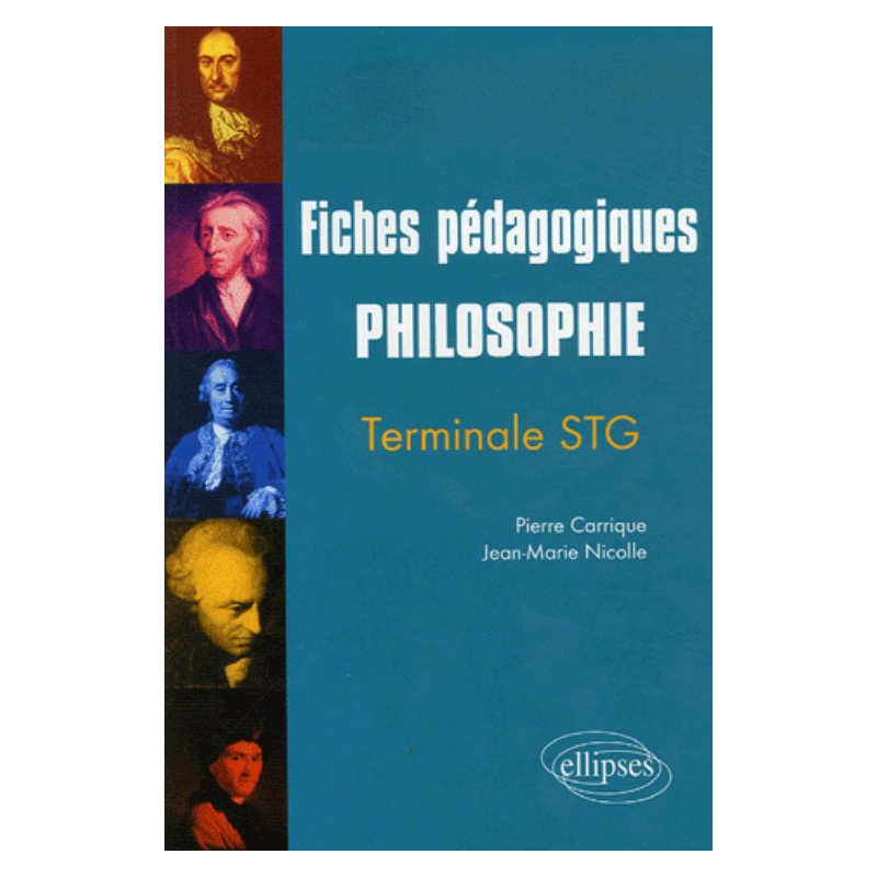 Fiches pédagogiques Philosophie - Terminale STG