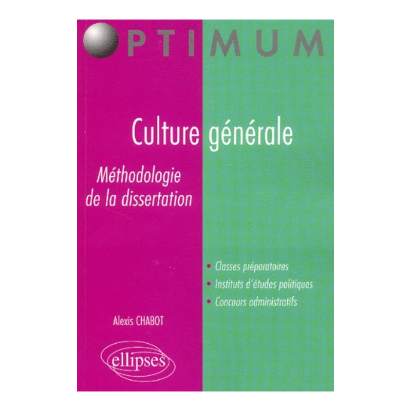 Culture générale - Méthodologie de la dissertation