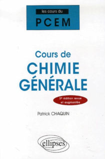 Cours de chimie générale, 3e édition revue et augmentée