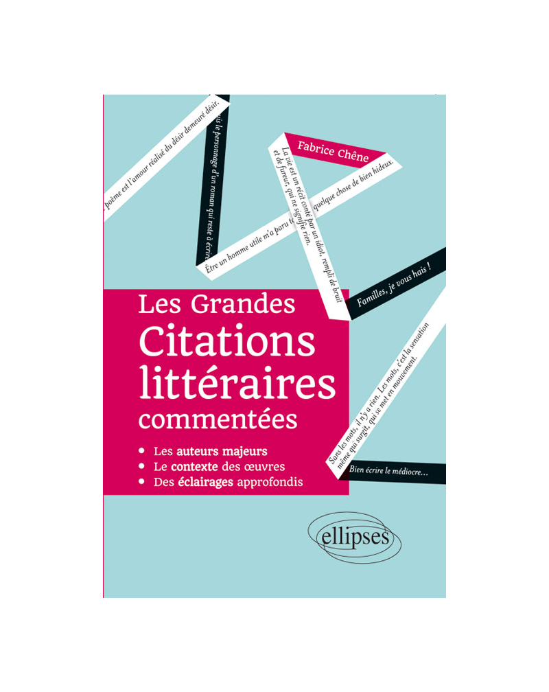 Les Grandes Citations littéraires commentées