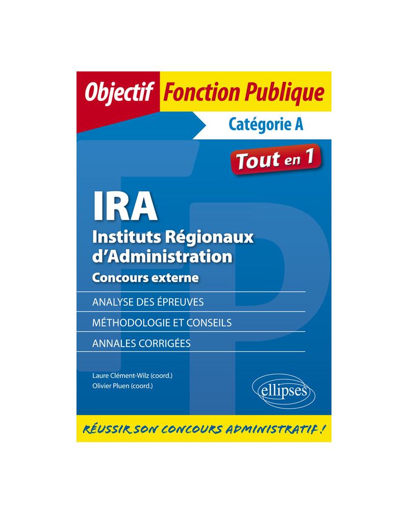 IRA Instituts Régionaux d’Administration Concours externe.
