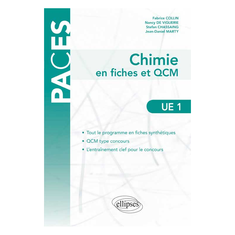 UE1 - Chimie générale en fiches et QCM