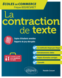 La contraction de texte. Écoles de commerce. Prépas ECE/ECS/ECT