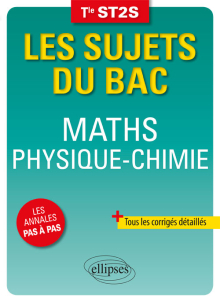 Maths Physique-Chimie Terminale ST2S