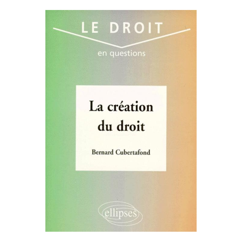 La création du droit