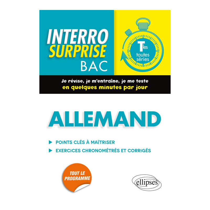 Allemand - Terminale - Toutes séries