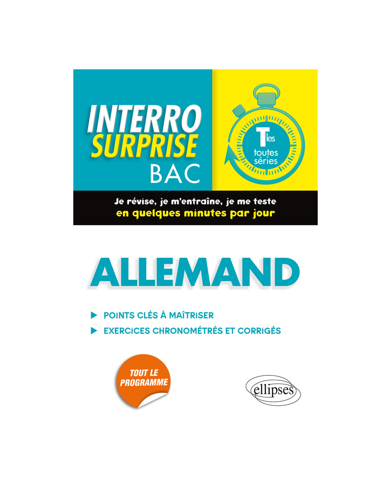Allemand - Terminale - Toutes séries