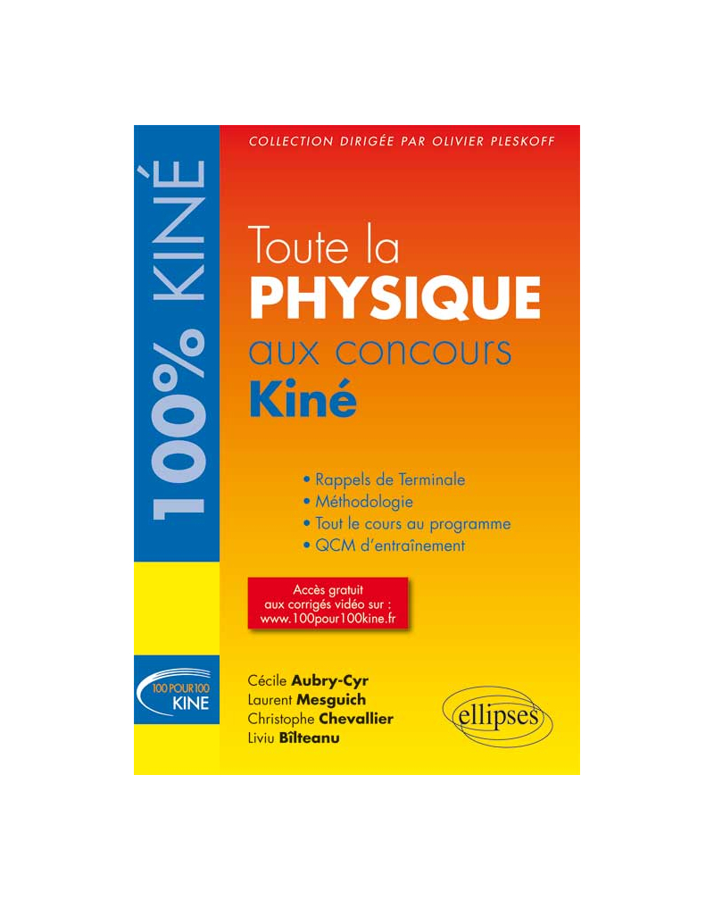 Toute la Physique-Chimie aux concours Kiné