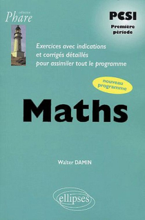 Mathématiques PCSI - Exercices corrigés - 1re période