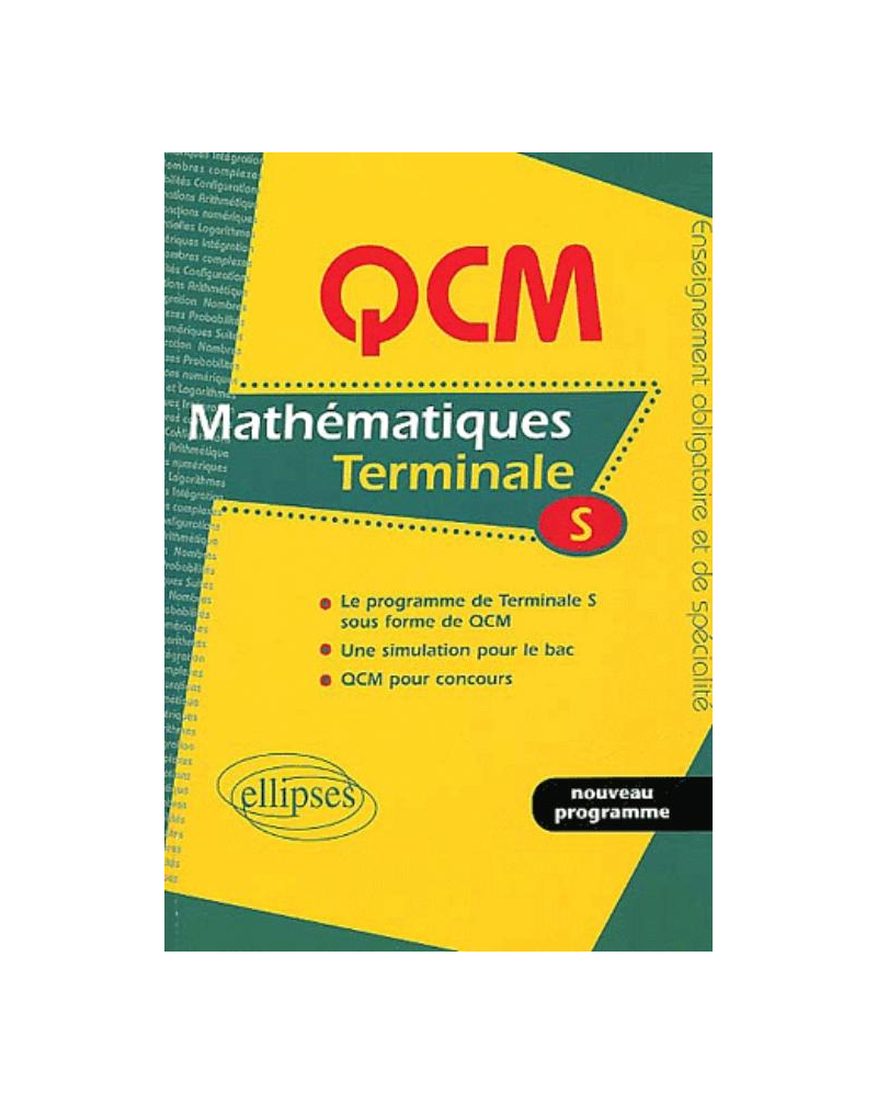 Mathématiques Terminale S - Enseignement obligatoire et de spécialité