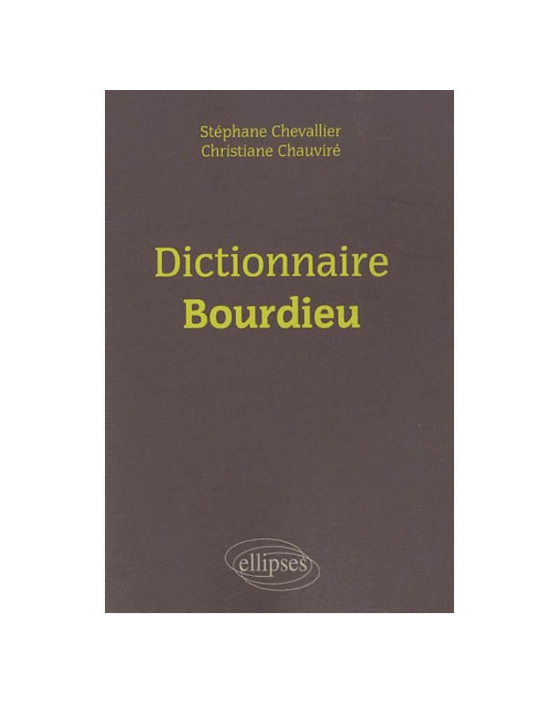 Dictionnaire Bourdieu