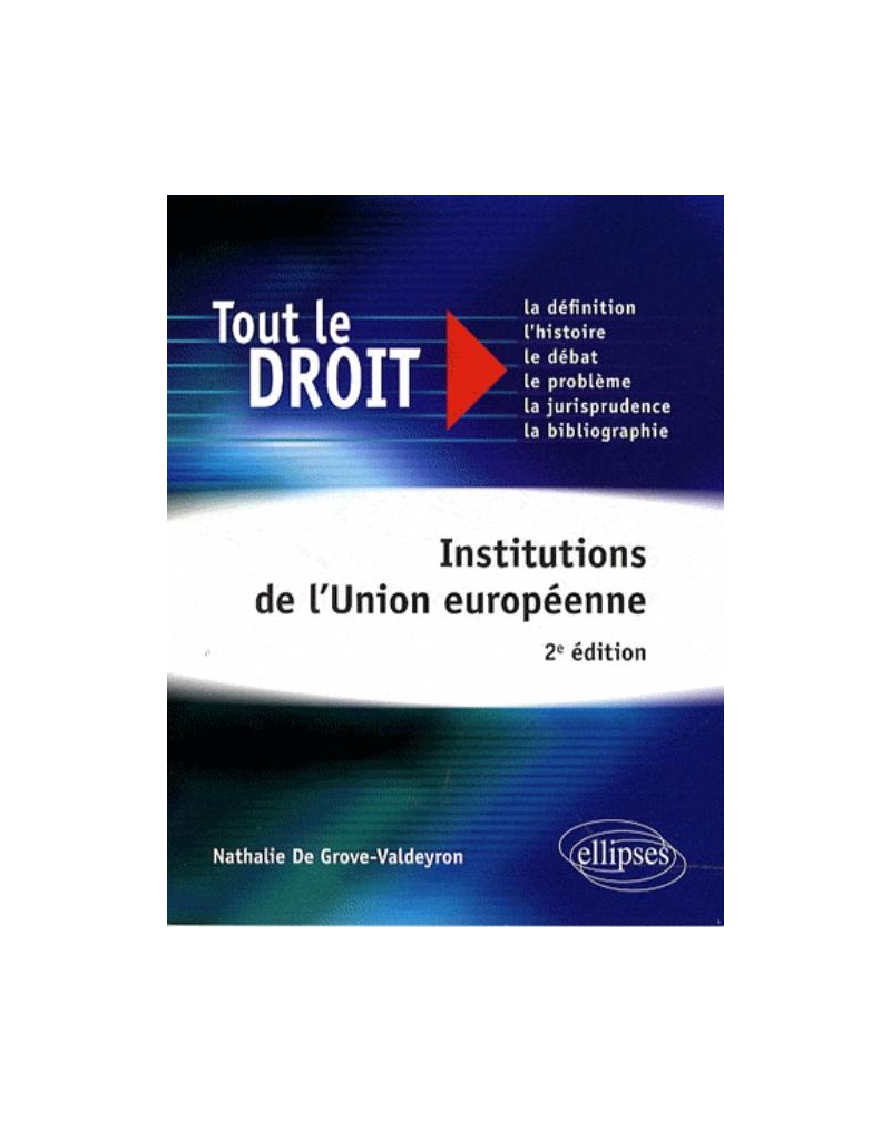 Institutions de l'Union européenne - 2e édition