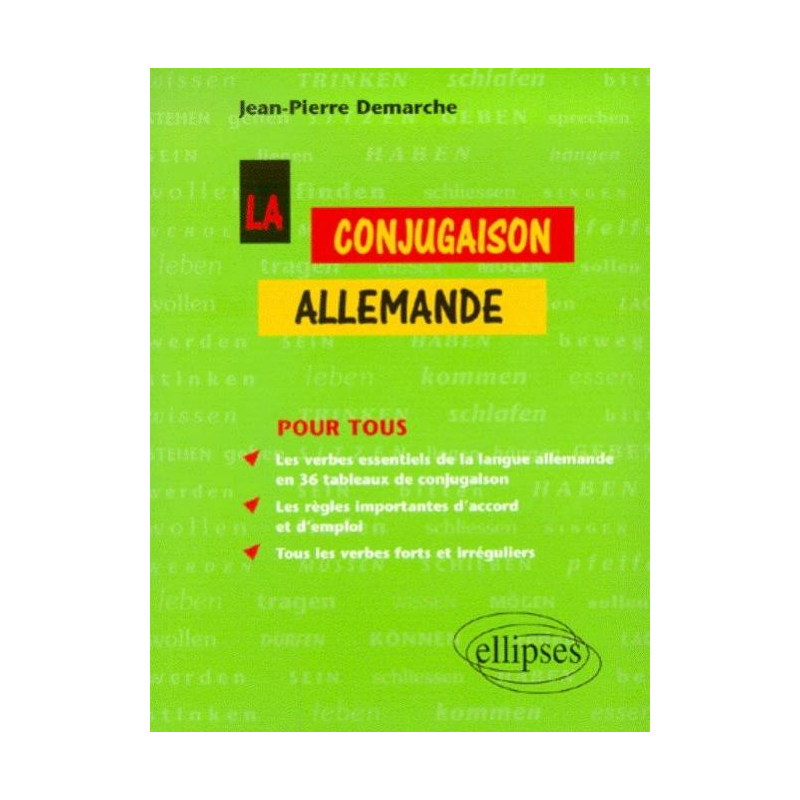 La conjugaison allemande