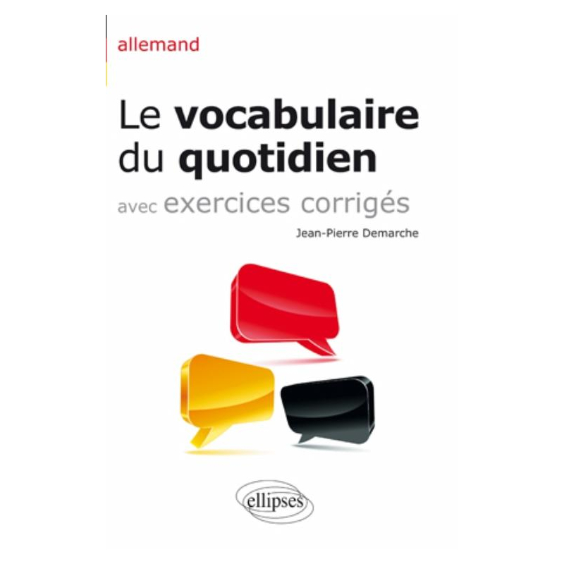 Allemand • Le vocabulaire du quotidien