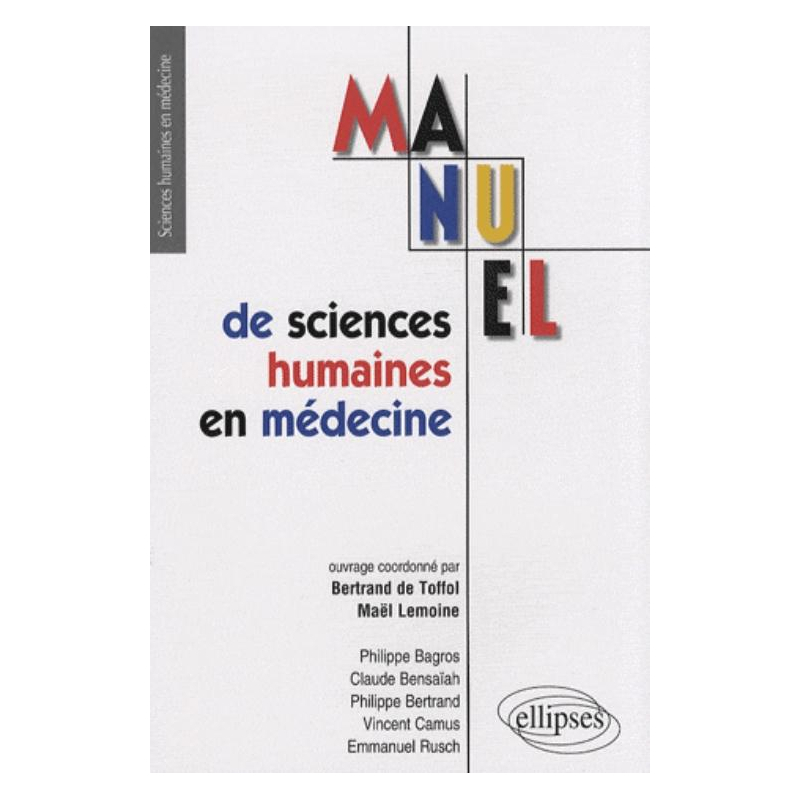 Manuel de Sciences humaines en médecine