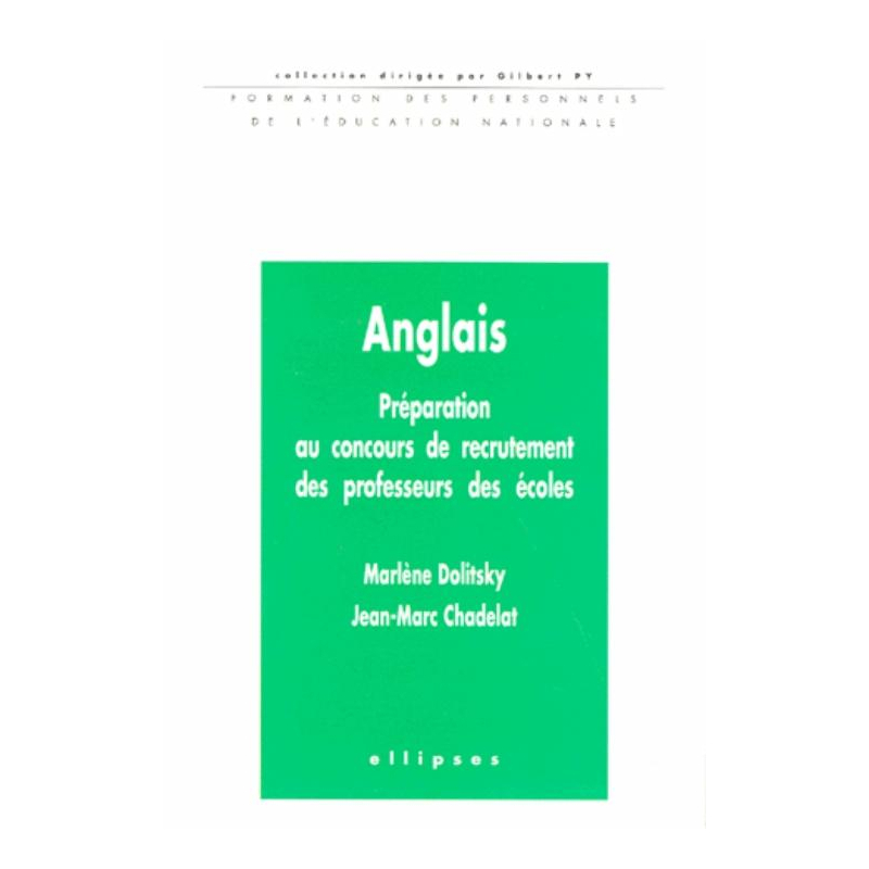 Anglais - Préparation au concours de recrutement des professeurs des écoles